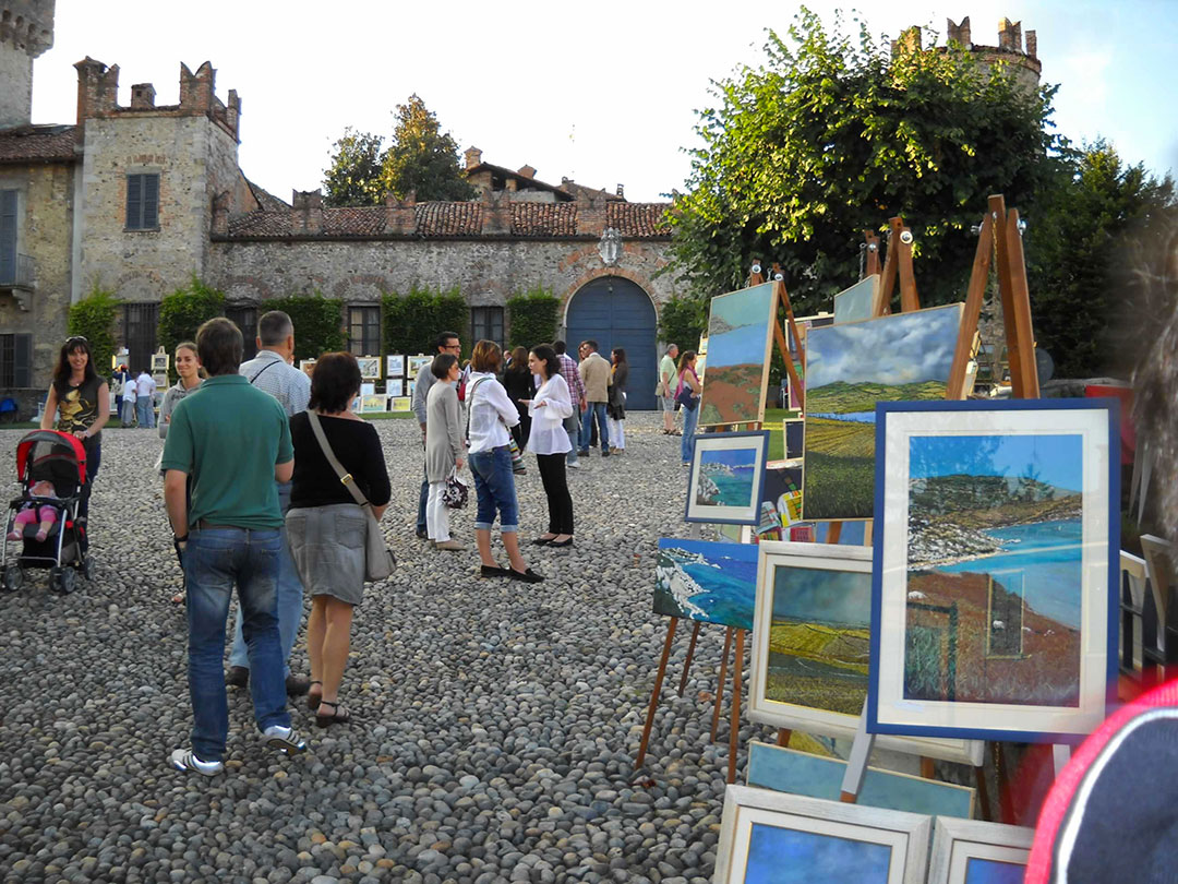 Folla a un evento all'aperto